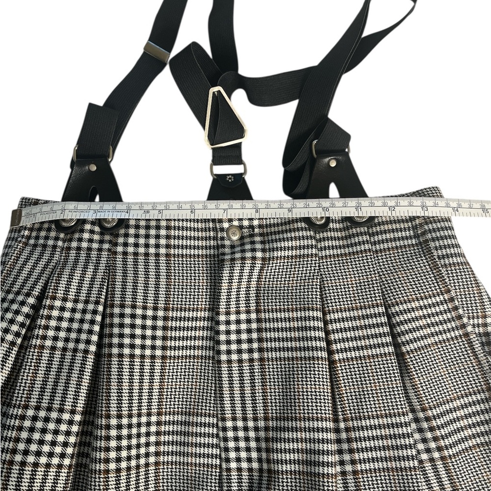 Vintage Black and White pants with Suspenders - Picture 5 of 9